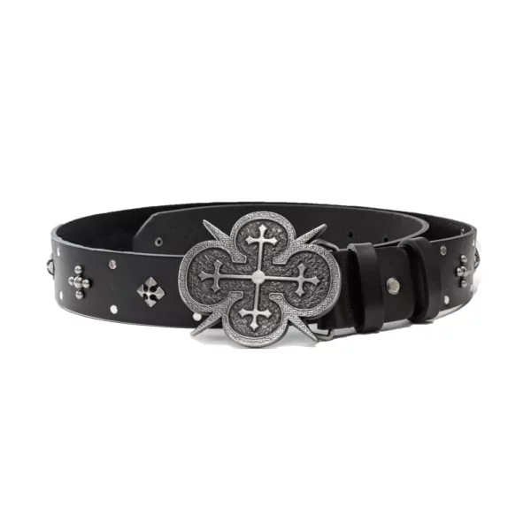 BLACK STUDDED BELT